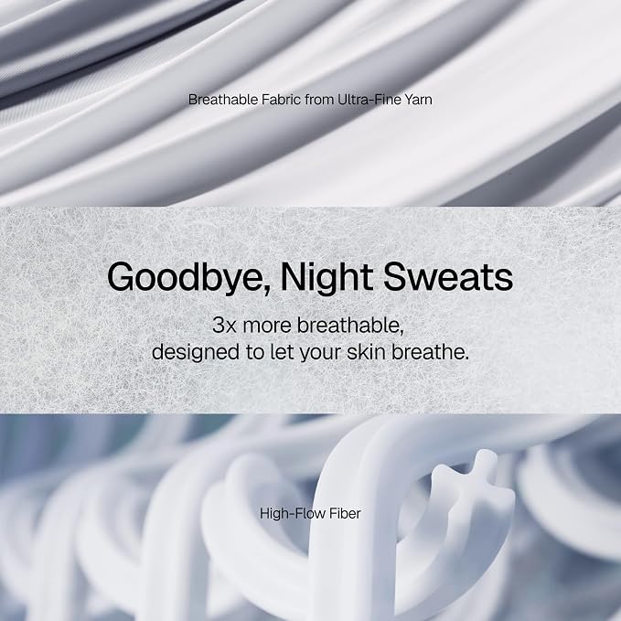 Cooling Blanket Comforter for Hot Sleepers King Size | Summer Cold Blanket, Lightweight Cool Comforter, Soft Breathable Bed Cooling Dual-Sided Cool Tech, 106"x90", Grey
