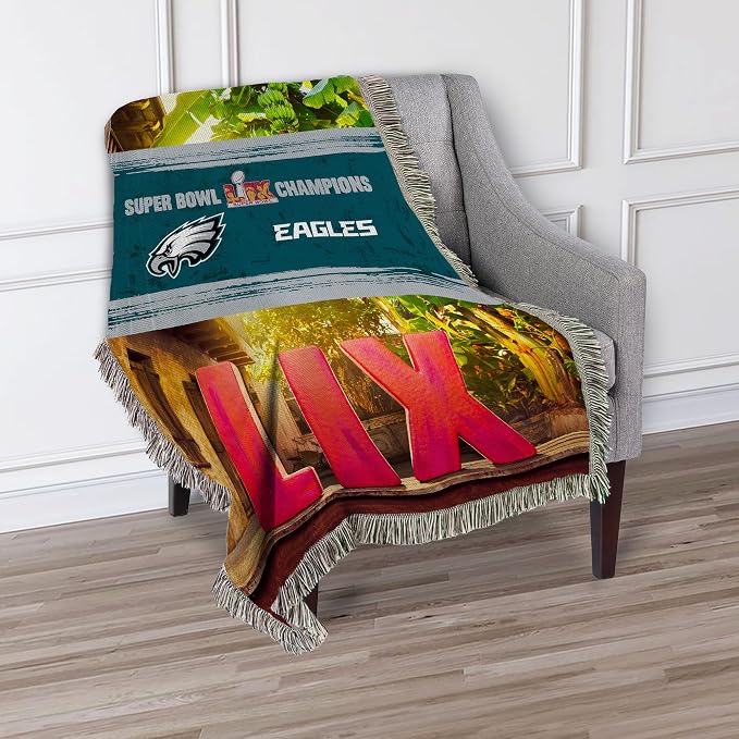 Northwest NFL Woven Tapestry Wall Hanging, 48 x 60 Inches, Officially Licensed, Decorative Fringes