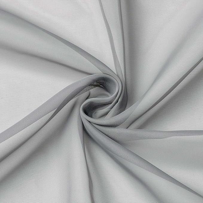 Cafe Curtains 36 Inch Length Tier 2 Pieces, Modern Soft Airy Sheer Kitchen - Image 9