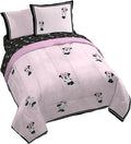 Jay Franco Kids Comforter Set Includes Sheets and Pillow Covers - Soft and Cozy Bed Set for Stylish Room Decor, Official Licensed Bedding, Multi - Minnie Mouse, 7 Piece King