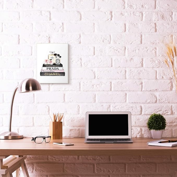 Fashion Designer Floral, 10 x 15 Inch Mounted Print on Wall Plaque | Stupell Industries · By Amanda Greenwood · Ready to hang · Great for bedroom or office decor · Made in USA