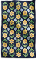 Vera Bradley Women's Fleece Plush Throw Blanket, Daffodils Subtle, One Size