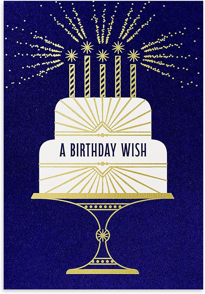 Hallmark Business Bulk 25 Pack Birthday Cards for Employees & Customers (Birthday Wish), 5 x 7 Cards, Message Inside, Envelopes Included
