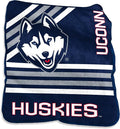 Logo Brands NCAA Raschel Throw Blanket – 50 x 60 Soft Fleece Blanket, Officially Licensed Collegiate Design, Cozy Throw for Tailgating, Game Day, & Home Décor