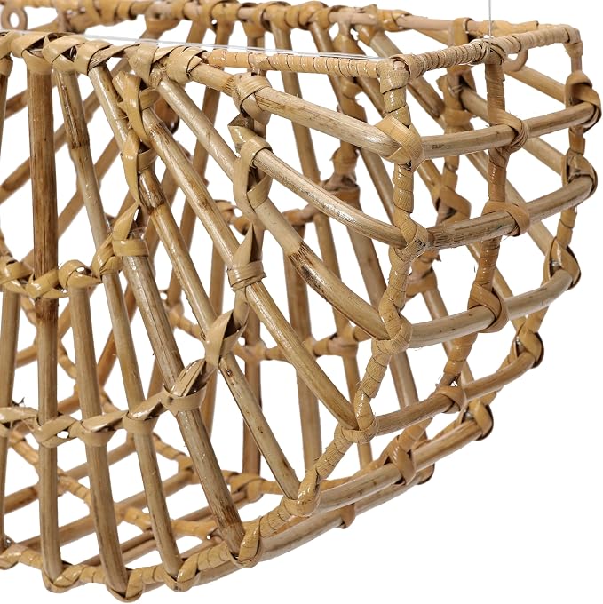 Main + Mesa Woven Cane Wall Pocket, Natural
