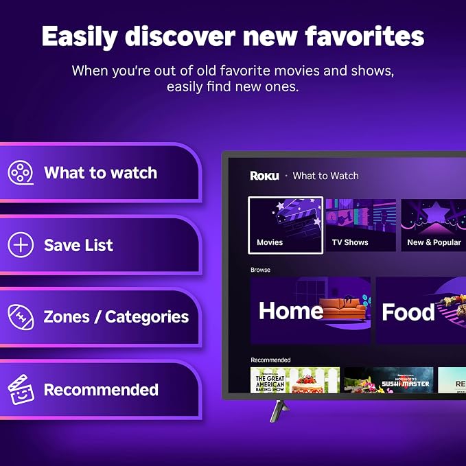 Roku Streaming Stick Plus with Voice Remote - 4K & HDR10+ | 4K & HDR Streaming Device for TV with Roku Voice Remote - Free & Live Local News, Sports