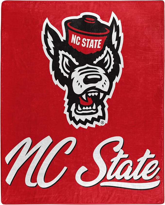 Northwest NCAA Unisex-Adult Raschel Throw Blanket