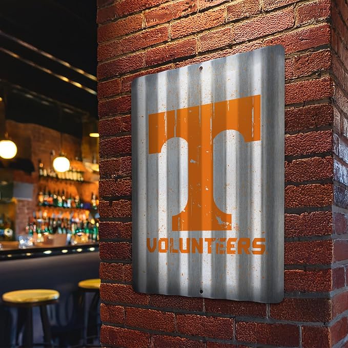 Rico Industries NCAA 12" X 16" Tin Metal Roof Sign