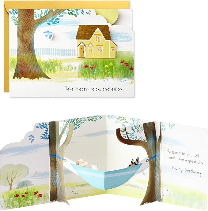 Hallmark Paper Wonder Pop Up Birthday Cards Assortment (5 Cards with Envelopes), Model:2499RZW1029