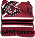 Logo Brands NCAA Raschel Throw Blanket – 50 x 60 Soft Fleece Blanket, Officially Licensed Collegiate Design, Cozy Throw for Tailgating, Game Day, & Home Décor