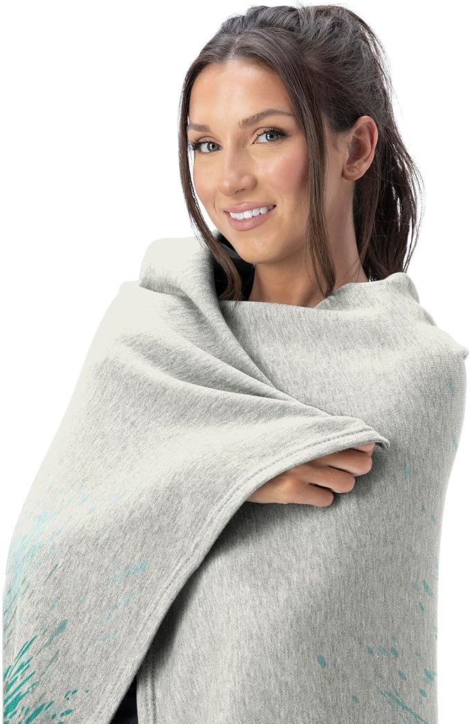 Northwest Jaws Shark Splash Silk Touch Throw Blanket 60x80 inches