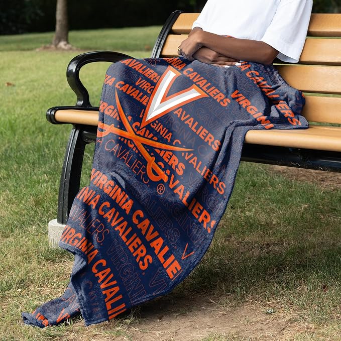 Logo Brands NCAA Classic Fleece Throw Blanket -50” x 60” Ultra-Soft Game Day Blanket with Bold Team Colors & Logo – Cozy College Team Bedding for Fans & Alumni