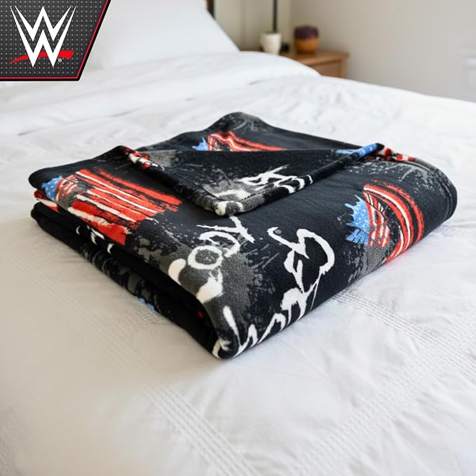 WWE Cody Rhodes Main Event Champions Bedding Super Soft Throw Blanket, 70 in x 50 in, (Officially Licensed Product) By Franco