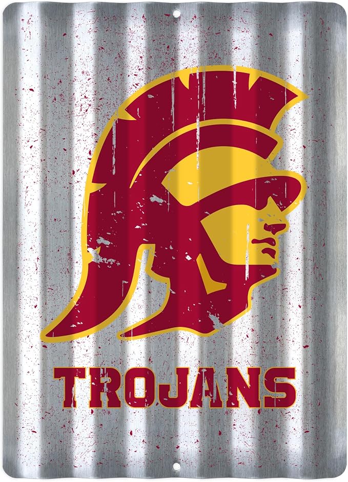 Rico Industries NCAA 12" X 16" Tin Metal Roof Sign