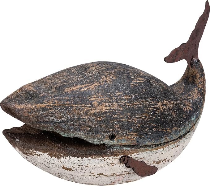 Primitives by Kathy Medium Blue Whale Home Décor Sitter