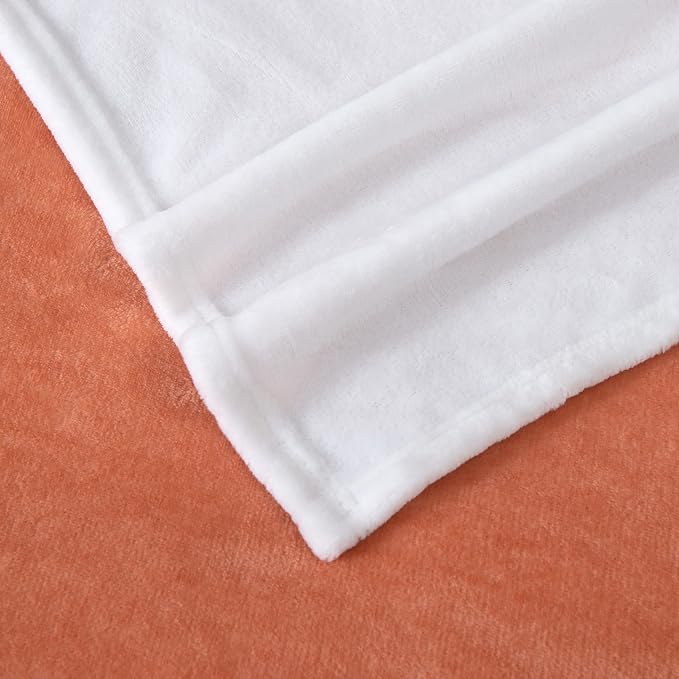 Elegant Comfort Luxury Velvety Feel Blanket, All-Season Lightweight Blanket, Ultra Plush, Soft, Cozy-Fuzzy Flannel Fleece for Couch, Sofa, Bed, Travel, Ombre Design, Full/Queen, Dusty Rose