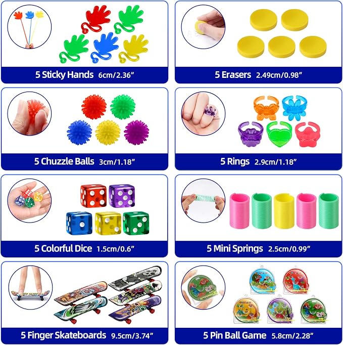 Amy&Benton 1000pcs Party Favors for Kids 3-12,Bulk Assorted Toys for Prizes | Goodie Bags Stuffers, Pinata Stuffers, Classroom & Carnival Prizes, Treasure Box Prizes, Birthday Easter Halloween Small Toys