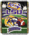 Officially Licensed NCAA "Home Field Advantage" Woven Tapestry Throw Blanket, 48" x 60", Multi Color