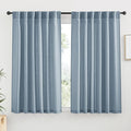 RYB HOME Semi Sheer Curtains 63 inch Length, Light Filtering Airy Privacy by RYBHOME