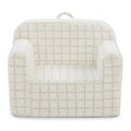 Delta Children Checkered Cozee Chair, Cream