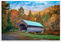 Stupell Industries Woodland Covered Bridge Mountain Foliage Wall Plaque Art, Design by Rick Berk, 19 x 13 | Stupell Industries | 19 x 13 Inches, Easy to Hang and Sturdy, Made in USA, by Rick Berk