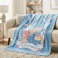 Peter Rabbit Book Spring Kids Bedding Super Soft Cozy Throw, 46 in x 60 in, (Officially Licensed Product) by Franco