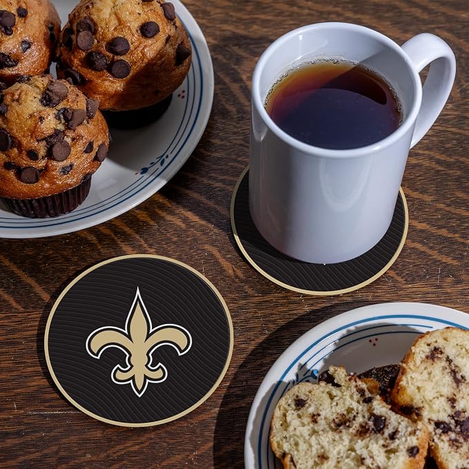 Rico Industries NFL Football Classic Favorites: PVC Coaster Set (4-Pack)