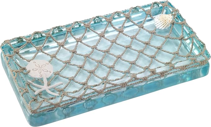 Avanti Linens - Vanity Tray, Coastal Home Decor, Seaglass
