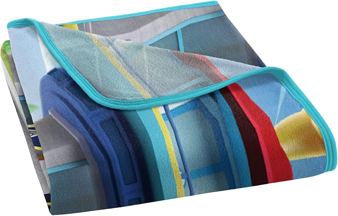 NORTHWEST Paw Patrol Micro Raschel Throw Blanket, 46" x 60", On The Way