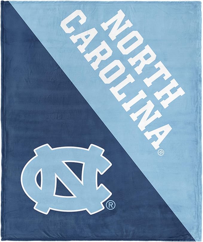 Northwest NCAA Silk Touch Throw Blanket, Ultra Soft Plush Polyester, Lightweight Warm Decorative Fan Gift, 46 x 60 in