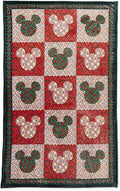 Vera Bradley Women's Disney Fleece Plush Throw Blanket, Mickey Mouse Kaleidoscope Multi, One Size