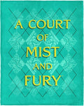Sarah J. Maas A Court of Mist and Fury Silk Touch Throw Blanket, 46 x 60 in | Silky-soft lightweight comfort for sofas, travel, and everyday lounging
