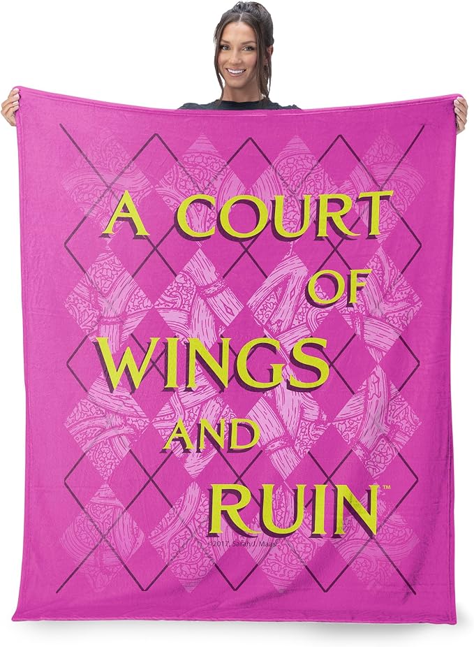 Northwest Sarah J. Maas A Court of Wings and Ruin Silk Touch Throw Blanket, 46 x 60 in