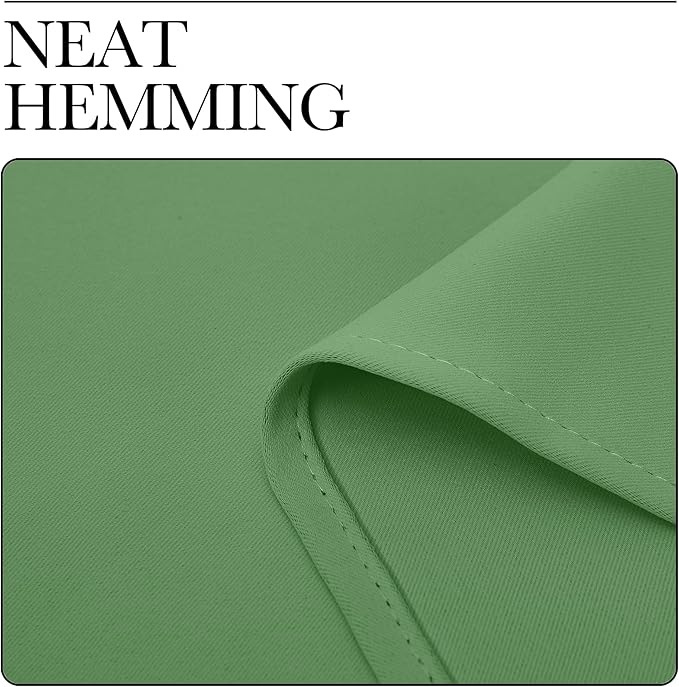 NICETOWN Froest Green Blackout Curtains 68 inches Length for Living Room, 2 Panels, 55" Wide, Thermal Insulated Decoration Drapes for Bedroom Window