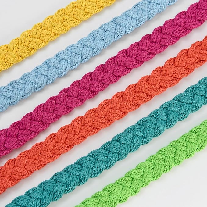 NICEEC 2 Pack Natural Cotton Rope Curtain Tiebacks Elegant Boho Style - Image 7