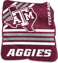 Logo Brands NCAA Raschel Throw Blanket – 50 x 60 Soft Fleece Blanket, Officially Licensed Collegiate Design, Cozy Throw for Tailgating, Game Day, & Home Décor