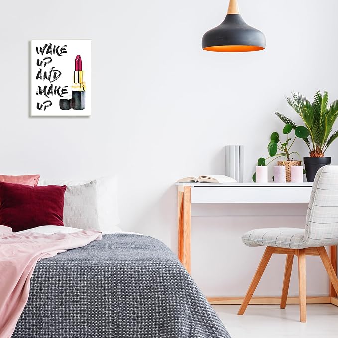 Fashion Typography Floral, 13 x 19 Inch Mounted Print on Wall Plaque | Stupell Industries · By Amanda Greenwood · Ready to hang · Hand finished · Made in USA