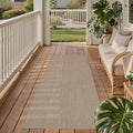 Non-Slip Jute Rug for Entryway: 2x6 Outdoor Mat - Swirl Curved Pattern | Safe Walking for Family All Day and Help with Cutting Slip Falls by 70%