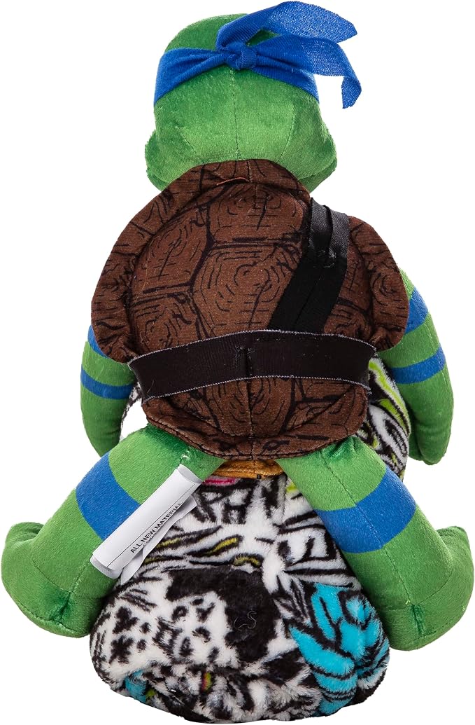 Northwest Teenage Mutant Ninja Turtles Character Hugger Pillow & Silk Touch Throw Blanket Set, 40" x 50", Sketched Out