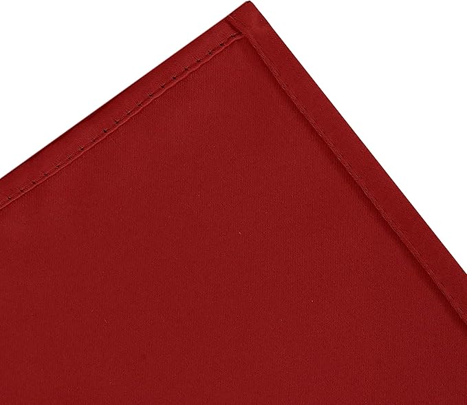 LEMOMO Blackout Curtains 66 x 84 inch/Red Curtains Set of 2 Panels/Thermal Insulated Room Darkening Bedroom Curtains