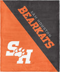 Northwest NCAA Silk Touch Throw Blanket, Ultra Soft Plush Polyester, Lightweight Warm Decorative Fan Gift, 46 x 60 in
