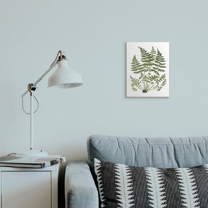 Forest Botanicals Willow, 10 x 15 Inch Mounted Print on Wall Plaque