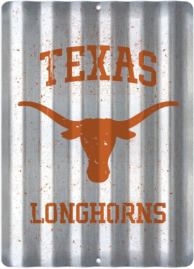 Rico Industries NCAA 12" X 16" Tin Metal Roof Sign