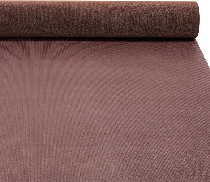 Grefinity Marine Carpet,6 FT x 10 FT Brown Indoor Outdoor Carpet 0.2" Thick Boat Rug with Water-Proof TPE Backing for Home, Patio, Porch, Deck