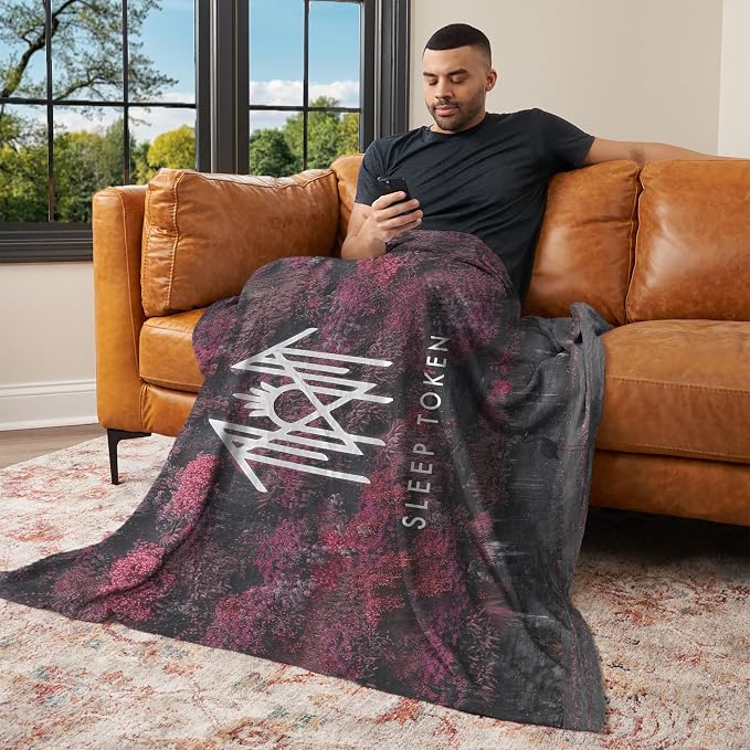Northwest Sleep Token Jerry Silk Touch Throw Blanket, 46 x 60 in | Silky-soft lightweight comfort for sofas, travel, and everyday lounging