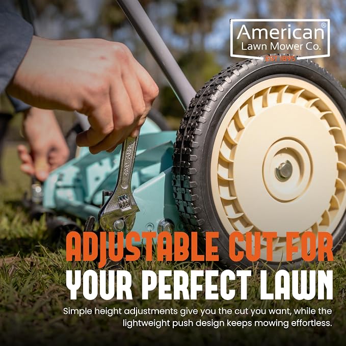 American Lawn Mower 1304-14GC 14" 5-Blade Reel Mower with Grass Catcher