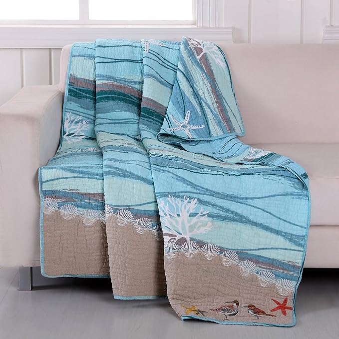 Greenland Home Maui Throw Blanket 50 x 60