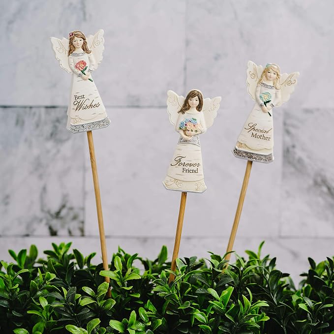 Pavilion Gift Company 82359 Forever Friend Angel Decorative Floral Pick