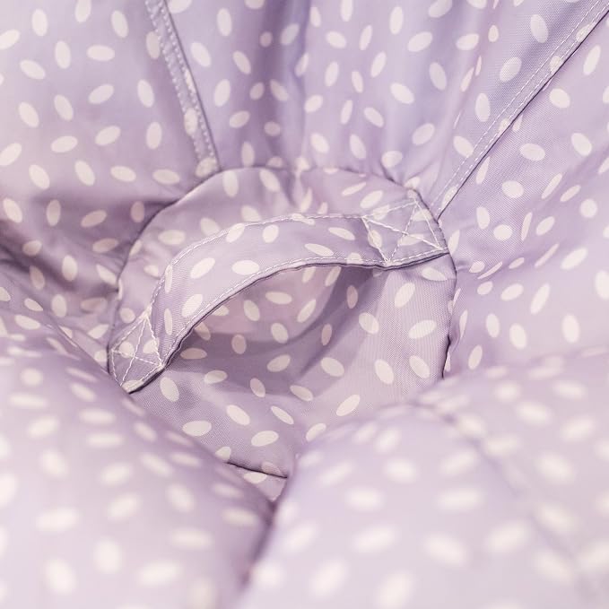 Big Joe Classic Bean Bag Chair for Kids Bedroom and Reading Nook, Easy-Clean Petal Pip Lilac, Durable Nylon Polyester Blend, 2 feet Refillable | 2 feet, Smartmax Fabric, Polystyrene Bean Filled, Refillable, Nylon Polyester, Safe for Kids Ages 3+, Suppo...