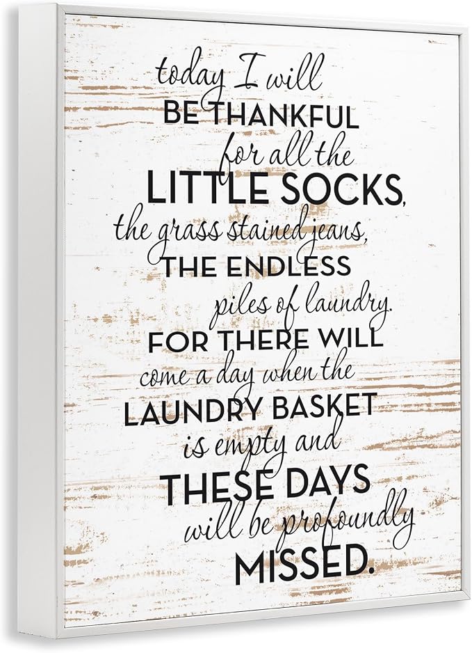 'Rustic Parenthood Phrase'| Framed Giclee Art | Stupell Industries | White, 24 x 30 Inches, Easy to Hang and Sturdy, Made in USA, by Lettered and Lined